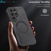 Роскошный кожаный магнитный чехол для Samsung Galaxy S20 S21 S24 S23 S22 Ultra FE Note10 Note20 Plus Magsafe, чехол для беспроводной зарядки