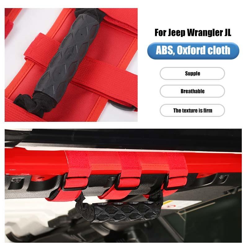 Верхняя ручка-поручень подходит для Jeep Wrangler JL, Wrangler JK, Wrangler TJ, JT Gladiator Аксессуары для салона автомобиля