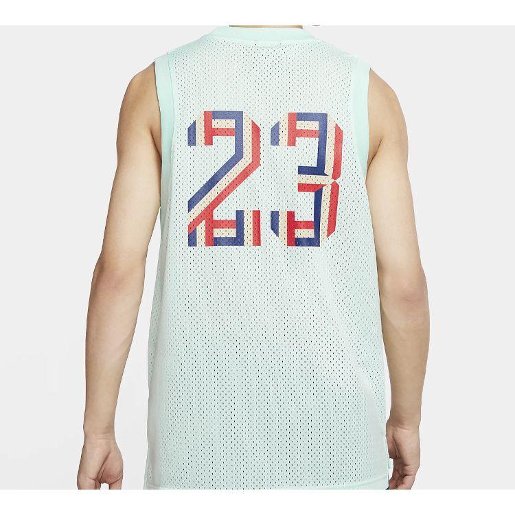 Jordan Мужские дышащие трикотажные топы Sport DNA Mesh Igloo-Blue CK9591-330