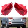 Задние светоотражатели бампера для Hyundai Santa Fe (CM) 2007-2009 Корпус заднего противотуманного фонаря Лампа предупреждения Замена Левый Правый Пара