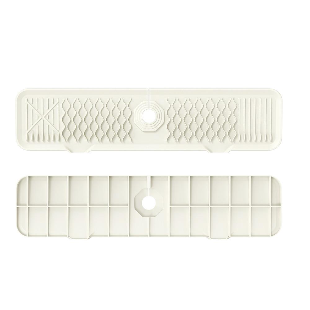 Slope Design Kitchen Sink Splash Pad Extended Sink Draining Pad Faucet Splash Guard  Washbasin