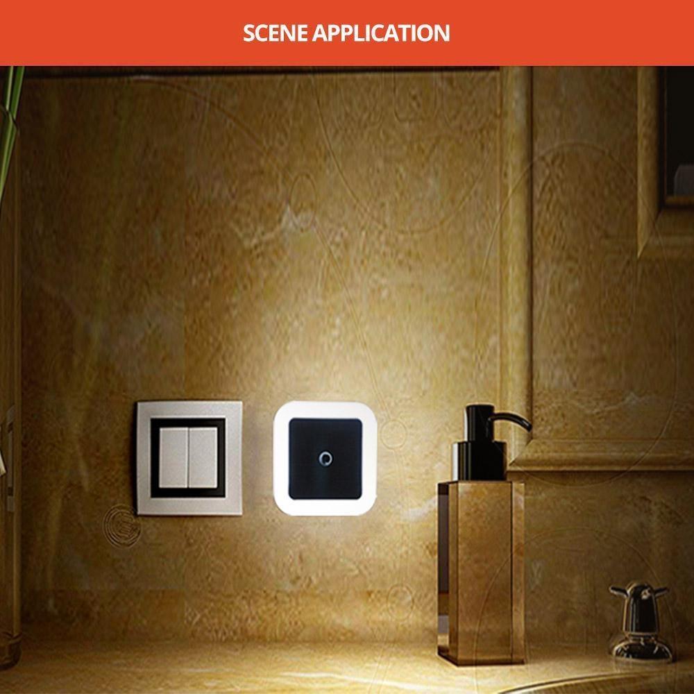 1 шт. мини-светодиодный ночник с сенсорным управлением, индукционный энергосберегающий ночник для сна 110 В-220 В для детской комнаты, спальни, коридоров