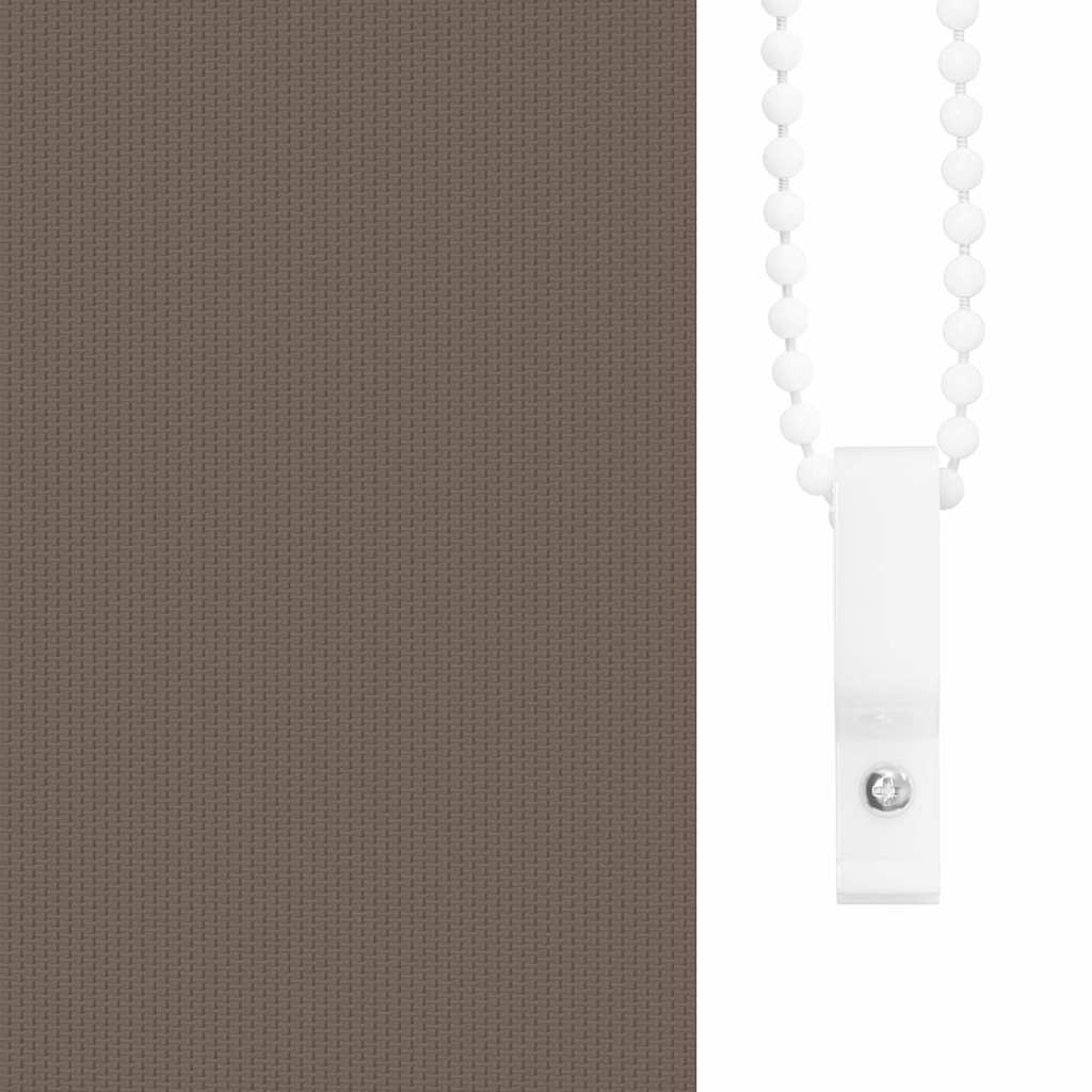 Blackout Roller Blind Coffee Brown 135 x 210 cm Fabric Width 131.6 cm