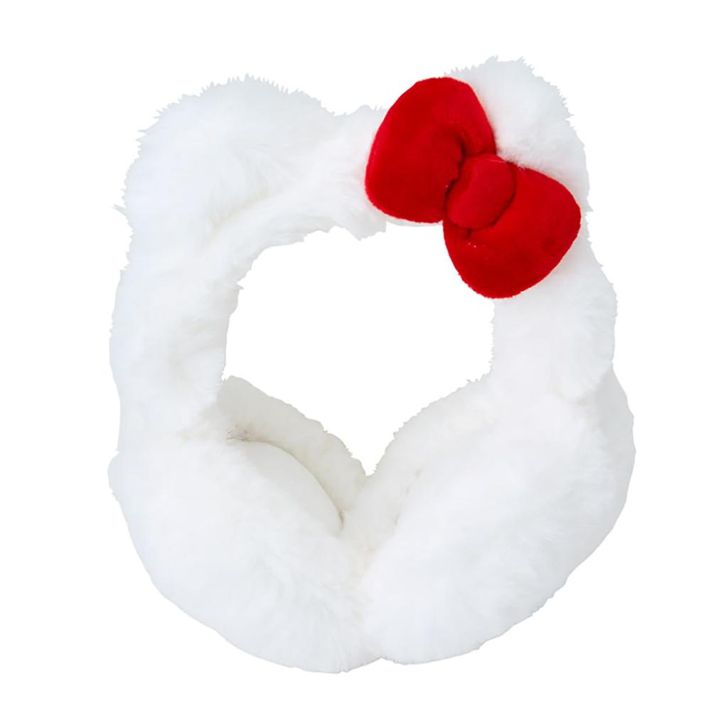 Hello Kitty Red Earmuffs Foldable Cold Protection 381403 [Sanrio]