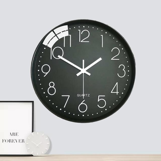 Настенные часы, большие столовые, рестораны, кафе, декоративные настенные часы с прозрачным циферблатом, бесшумные, не тикающие, хорошие для подарка