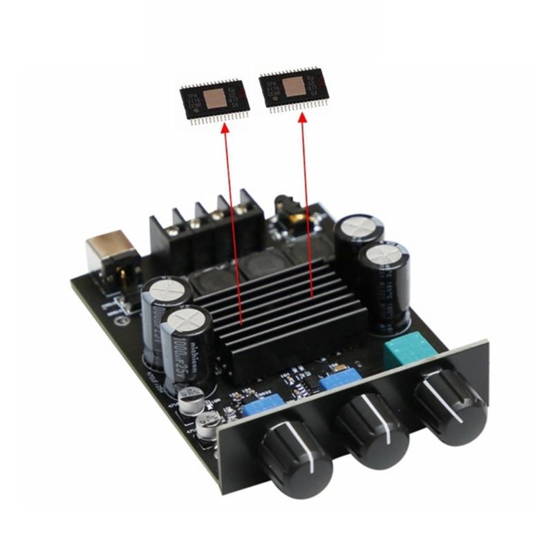 Плата усиления звука TPA3116 Стерео Домашний усилитель мощности Для пассивных колонок 100 Вт x 2 Класс D Усилитель звука для колонок