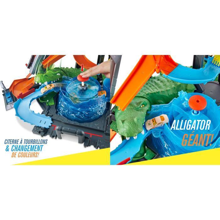 Circuit Hot Wheels - Station de Lavage Ultime - Véhicule Color Shifters inclus - Garçon - A partir de 4 ans