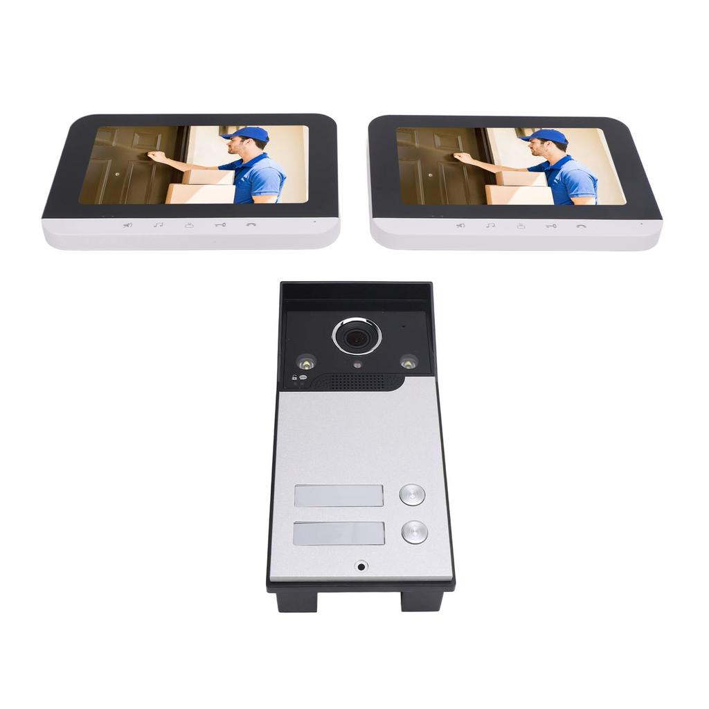7-дюймовый экран беспроводной видеодомофон система домофона приложение удаленная разблокировка WiFi дверной звонок безопасность