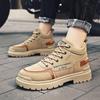 Модные мужские универсальные ботинки, водонепроницаемые, износостойкие, походные ботинки, осень 2024, новые высокие кроссовки, мужские повседневные ботинки на платформе
