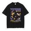 My Hero Academia Anime Tshirt OCHACO URARAKA Graphic T Shirt Vintage Washed Oversized Tshirts Women Men Short Sleeve Tees