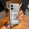 Чехол для телефона Xiaomi Redmi 15C 5G в стиле Ins со слотом для карт, защита четырех углов подушкой безопасности, противоударный защитный чехол