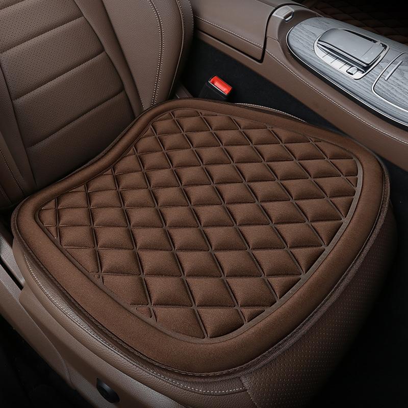 1PC Universal for All Seasons Car Front Antislip Seat Cushion Vehicles Office Chair Home Car Pad Seat Cover Interior Accessories