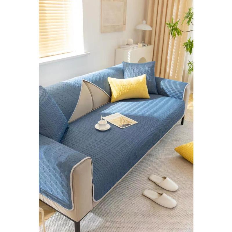 Ice Silk Sofa Cushion Four Seasons Universal Non-Slip Mat Sofa Cover Slipcover Summer Summer High-End Cover Cloth