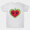 T Shirt Women Watermelon Love Harajuku Print Kawaii Tshirt Summer Short Sleeve Female T-Shirt Top Tee