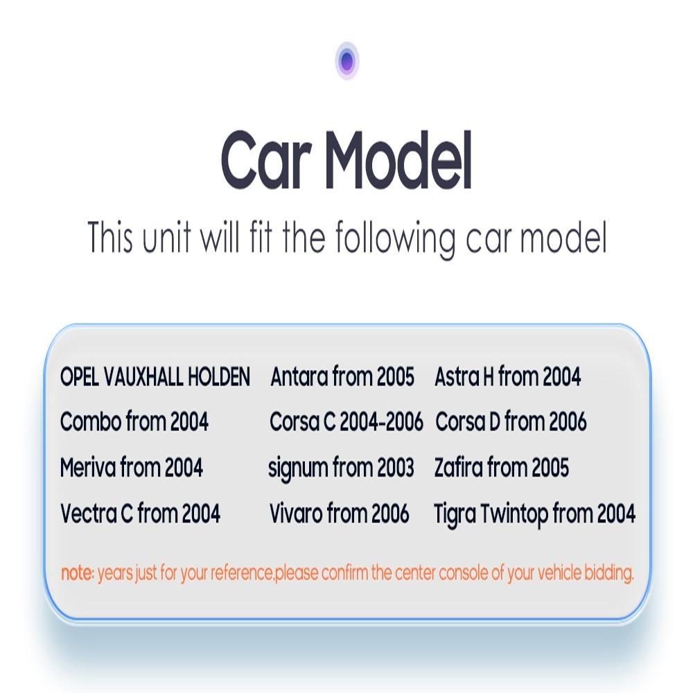 OSSURET Intelligent 8G 128G Android 12 Car Radio For Opel Astra H J 2004 Vectra Vauxhall Antara Zafira Corsa C D Vivaro Meriva 4G Carplay GPS Player