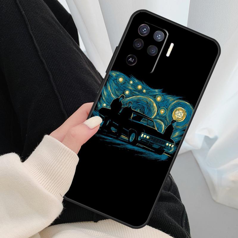 Сверхъестественный чехол для Oppo A96 A76 A16 A60 A98 A58 A78 A18 A38 A80 A40 A77 A57 A17 A74 A54 A94 A15 A5 Pro