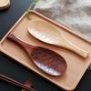 1Pcs Wooden Rice Spoons Rice Scoop Paddle Cute Fish Shape Kitchen Dessert Potato Rice Serving Spoon Wooden Utensils for Home