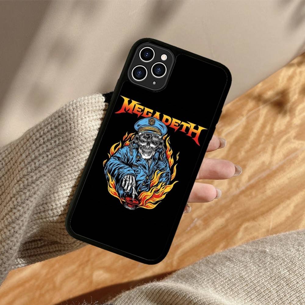Music Rock M-Megadeth Phone Case For iPhone 17 16 15 14 13 12 11 Pro Max Plus MiNi 17Air PC+TPU Armor Cover