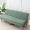 Removable Futon Sofa Cover Elastic Bench Cover Household Armless Sofa Slipcover  Home