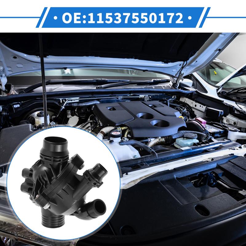 X Autohaux Engine Coolant Thermostat Housing Assembly for BMW E70 E71 X5 2007-2010 X6 08-10