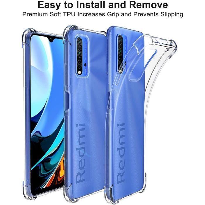 Coque de Protection - E.F.CONNECTION - Redmi 9T - Souple - Silicone - Transparent