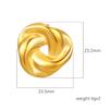 Серьги Trend Twist Irregular из нержавеющей стали, женские серьги Trend Premium Sense с покрытием 18K