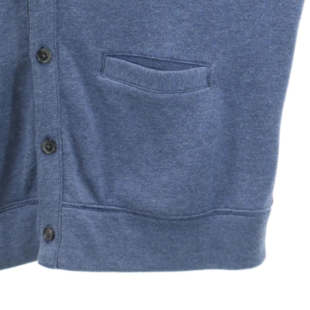 Brooks Brothers Мужской кардиган крупной вязки с V-образным вырезом, длинный рукав, L, темно-синий, б/у