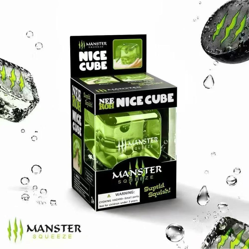 Needoh Nice Cube Сенсорный Сниматель Стресса Игрушка-Фиджет Для Тревоги и Концентрации Настольный Сенсорный Куб Для Взрослых и Детей