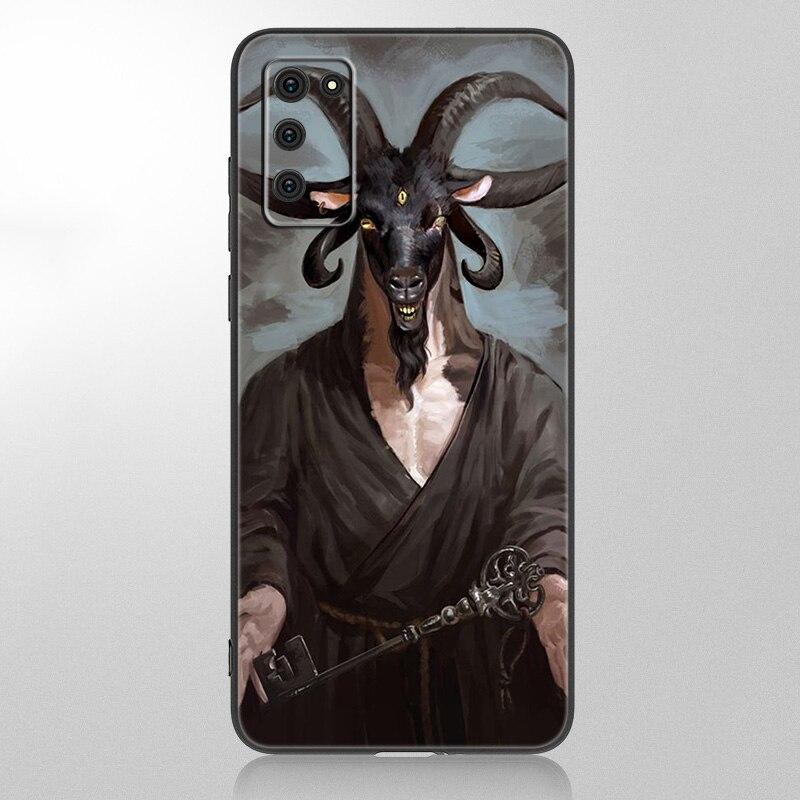 Пентаграмма 666 демонический сатанинский чехол для Samsung Galaxy A12 A02S A22 A32 A52 A72 A71 A51 A41 A31 A21 A11 A50 A70 A10S A20S чехол