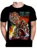 Мужская футболка The Fly Уникальный принт Бранделфлай Постер к фильму 100% Плотный хлопок Оверсайз Круглый вырез Черный Хоррор