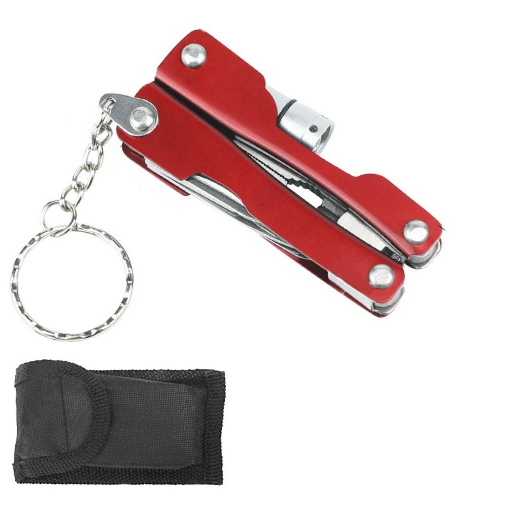 Mini Multitool Pliers with Led Light Lightweight Folding Pliers Stainless Steel Antirust Outdoor Tools Electrical Equipment