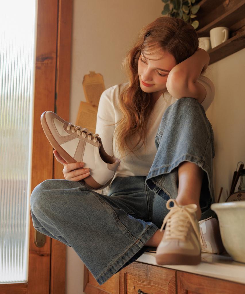 Кроссовки Differshoe из кожи Бундесвера 7 см [Базовые]