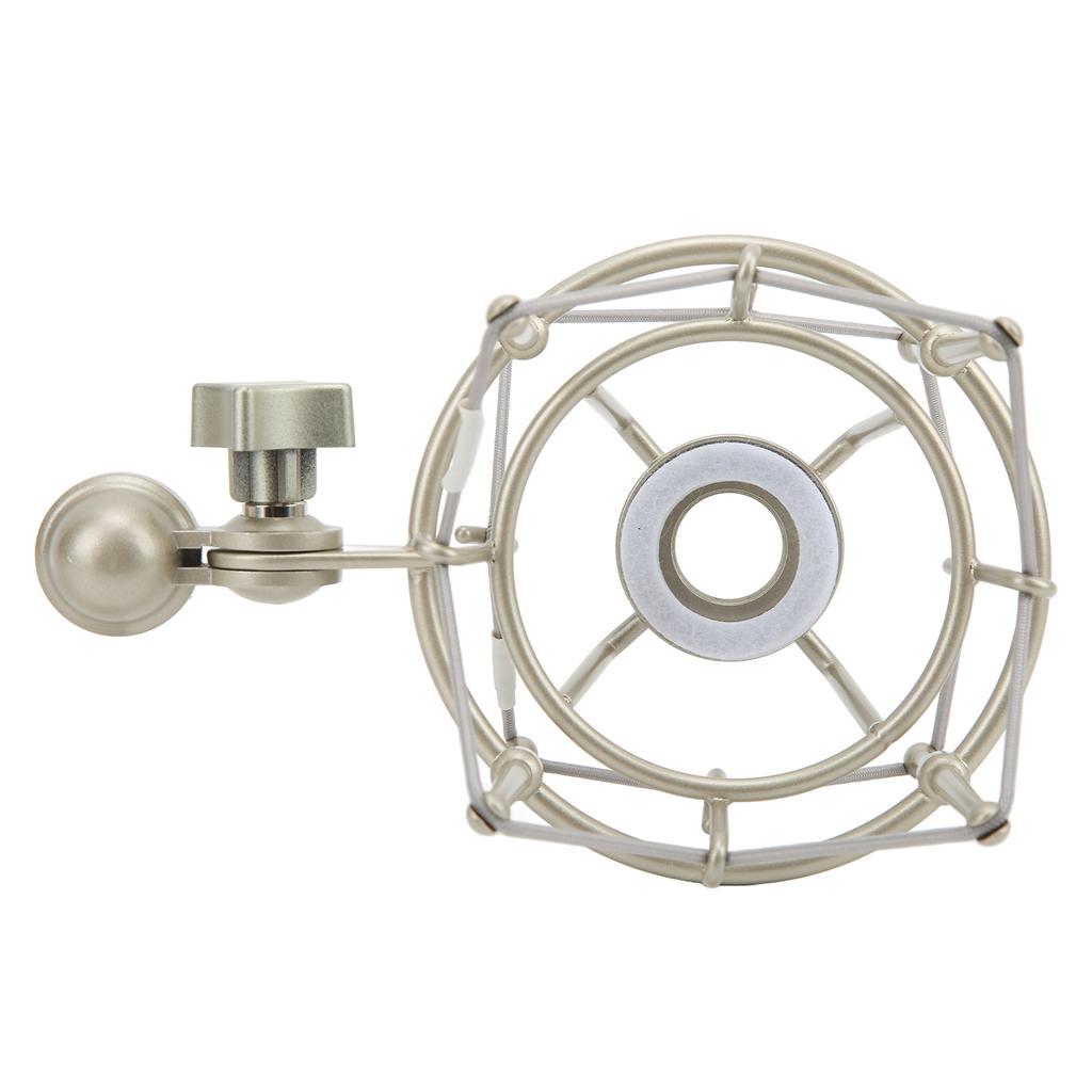 Microphone Shock Mount Clip Mic Anti Vibration Holder for Live Streaming Recording Studio