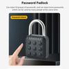 Smart Lock Smart Padlock Rugged and Durable Padlock for Luggage, Trunk, Doors Padlock CR2032 Button