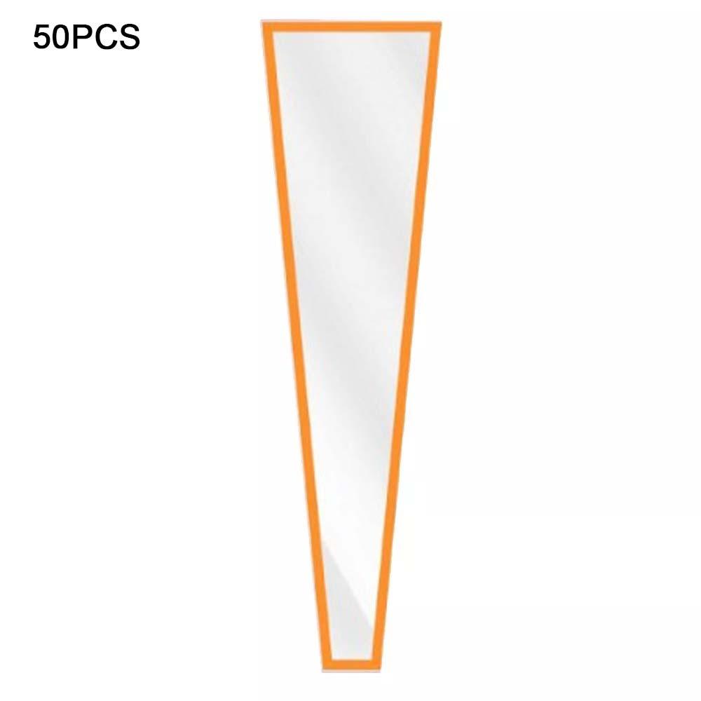 Multifunctional Single Bouquet Bag OPP Flower Wrapping Bag for 50pcs Mother's Day