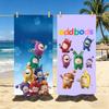 Аниме Oddbods Полотенце Полиэстер Пляжное полотенце Быстросохнущее Не прилипает песок Полотенце для ванны на лето Бассейн Путешествия Отпуск