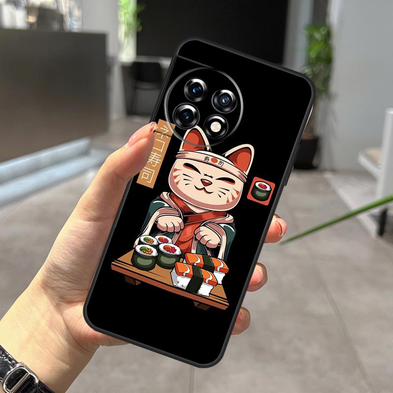 Japanese Sushi Food Case For OnePlus Nord N20 N30 CE 5 3 4 Lite OnePlus 15 13 12 11 10 Pro 10T 13T 13R 15R Cover