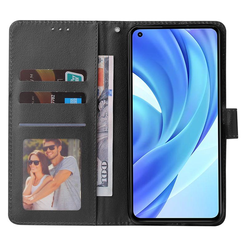 Для Xiaomi Mi 11 Lite 5G NE Etui кожаный чехол для Xiaomi 11 Lite 5G NE Mi11 lite 5G чехол классический флип-кошелек чехол для телефона Coque