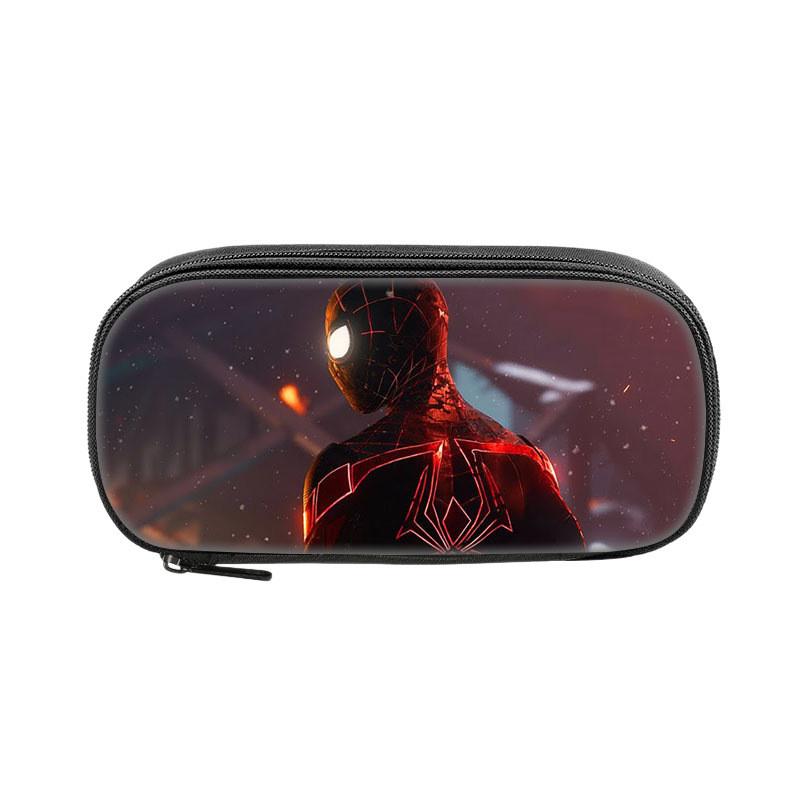 Spiderman Miles Morales Led Pencil Organizer With Compact Design For Kids And Teens