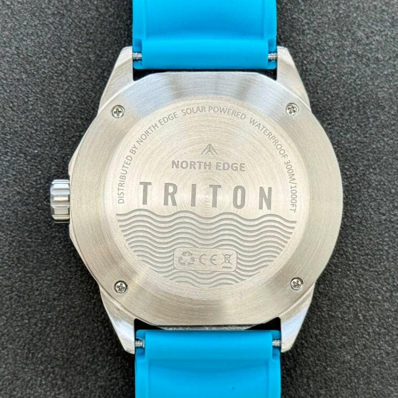 NORTH EDGE TRITON Дайверские часы на солнечной батарее Япония MIYOTA Механизм Кварцевые часы Для мужчин Корпус из нержавеющей стали 316L Водонепроницаемые 300M