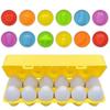 Plastic Sports Egg Carton Toys Cute Matching Smart Eggs Toy  Kindergarten Babies
