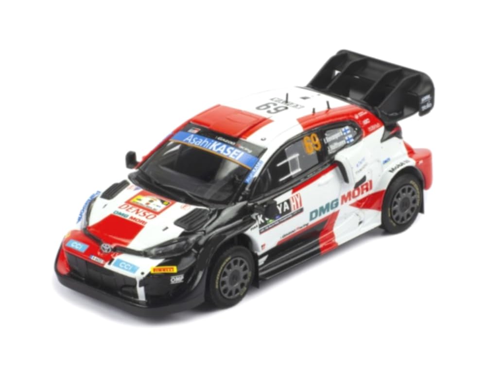Ixomodel B Toyota GR Yaris RALLY1 22 Safari Winner #69 K.Rovanperä/J.Halttunen 1/43 scale model RAM856