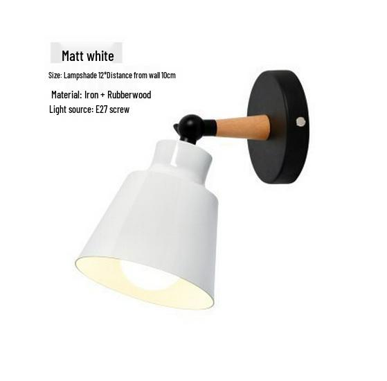 Скандинавский Современный Настенный Светильник Макарон - Спальня, Ресторан, Коридор, Лестница и Гостиная E27 Ночник.