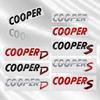 3D Металлическая Наклейка на Заднюю Дверь Багажника Cooper S D Эмблема Черными Буквами Аксессуар Декорации Кузова Автомобиля Для MINI T36 JCW