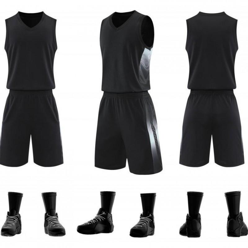Unisex Basketball Practice Jersey Set With Custom Print - Breathable Mesh Training Vest Men Women