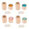 Подушечка для булавок, деревянный держатель для швейных игл, многофункциональная портативная игольница большой емкости, подушечка для булавок с иглами