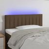 VidaXL LED Headboard Bedroom Furniture Single Bed Accessory Headboard Interior Dark Brown 3121843
