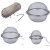 Kitchen Gadgets Stainless Steel Mesh Tea Strainer Seasoning Colanders Infuser Ball Spice Filter