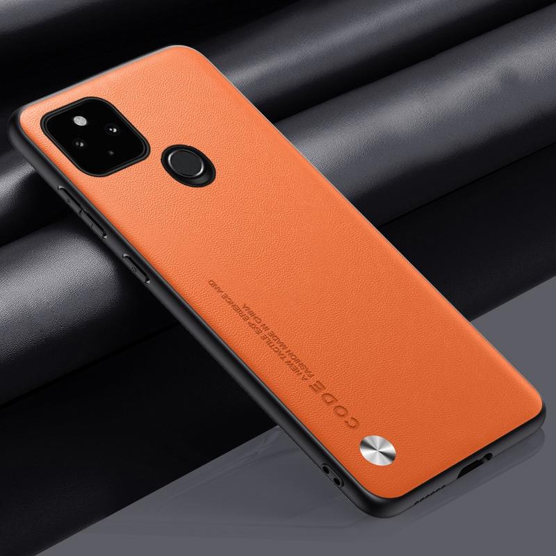 Роскошный чехол из искусственной кожи для Google Pixel 5A 5G, задняя крышка, матовый силиконовый противоударный защитный чехол для телефона Google Pixel5A 5G