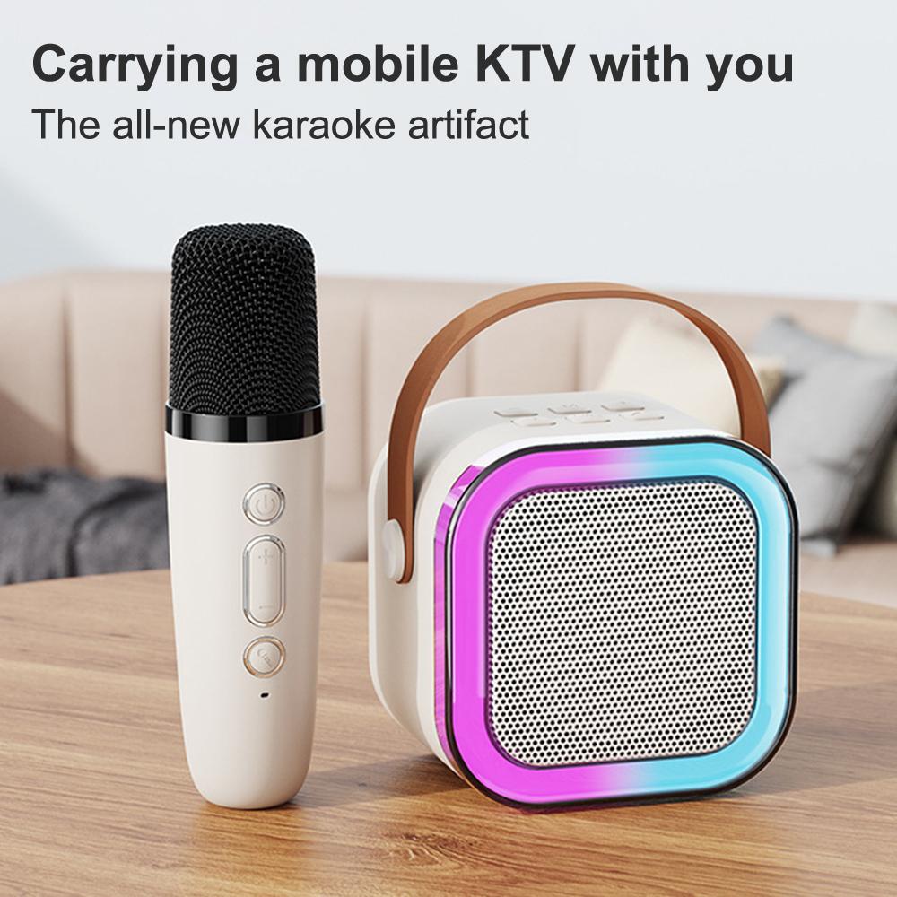 2026 Новый Профессиональный Поющий Bluetooth Атмосферный Колонный Динамик Высококачественный Ktv Караоке Микрофон Bluetooth Аудио Беспроводной Микрофон